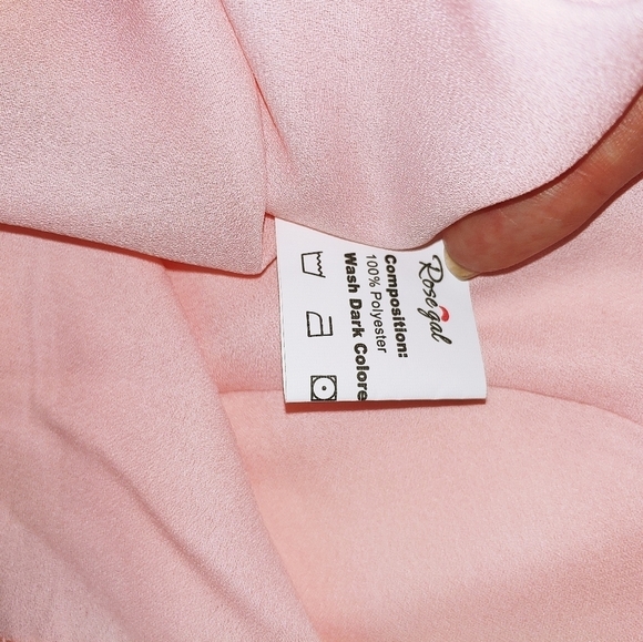 Rose Gal Pink Sleeveless Blouse 2X - Picture 6 of 6